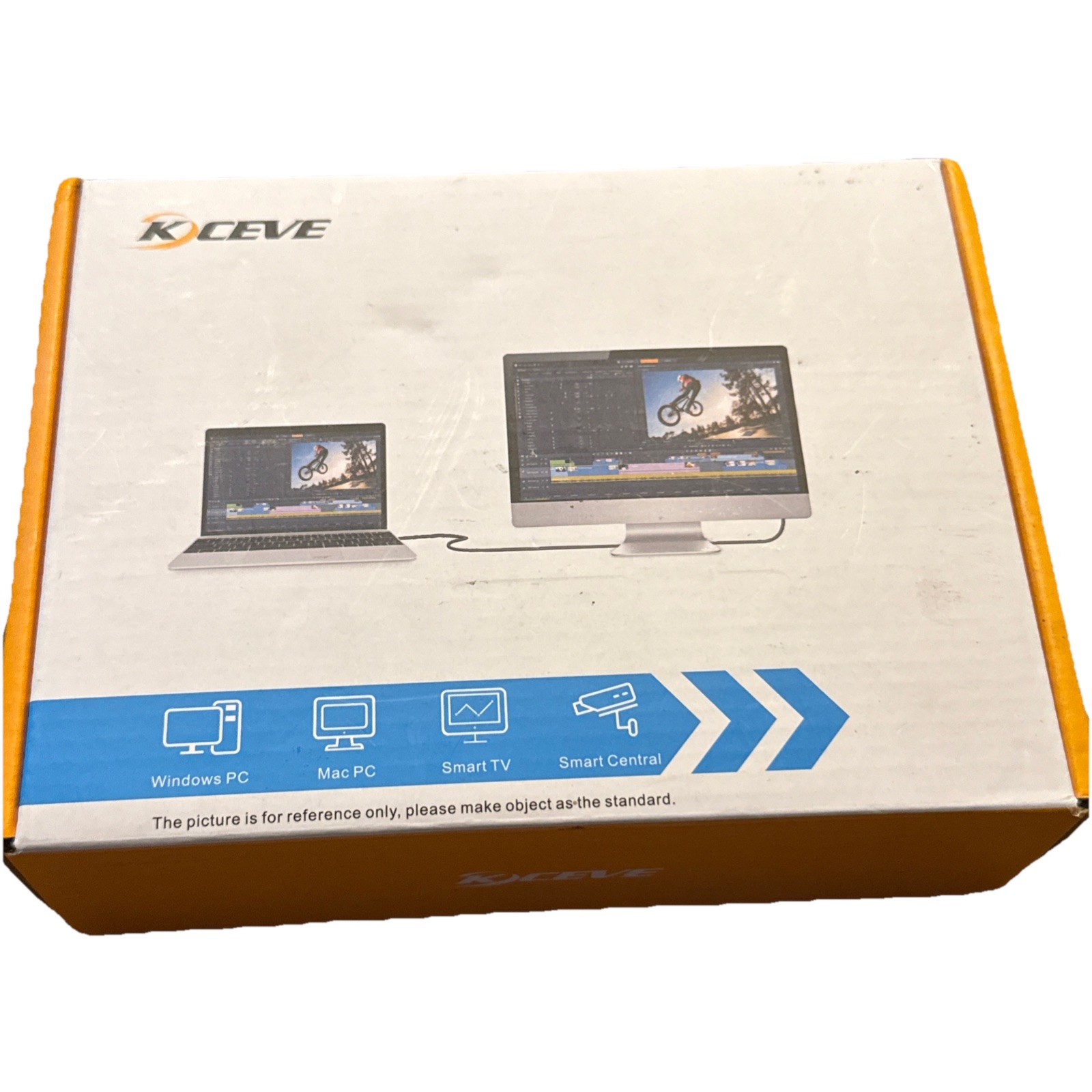 USB 3.0 Dual Monitor KVM Switch With Remote And Cables Hdmi 2x2 Kceve  2 Pc
