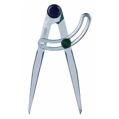 Insize 7247-200 Spring Divider, Steel, 0 To 7.48" Range