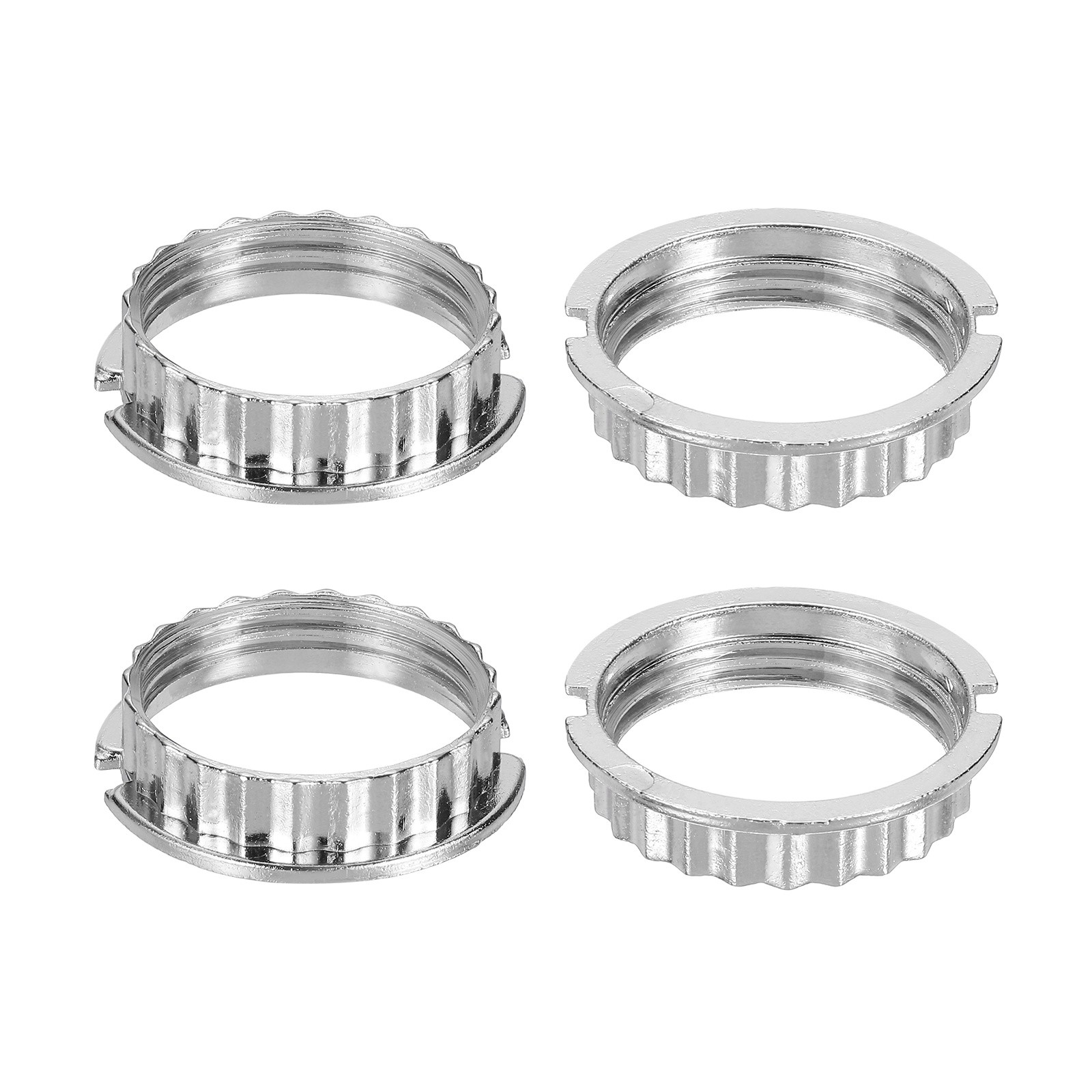 4 Pcs G9 Light Socket Rings Metal for 1-1/16in Thread Diameter G9 Socket(Big)