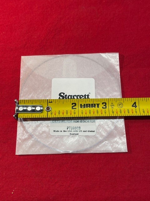 Starrett PT06908 Crystal ONLY for 656 Series Dial Indicators