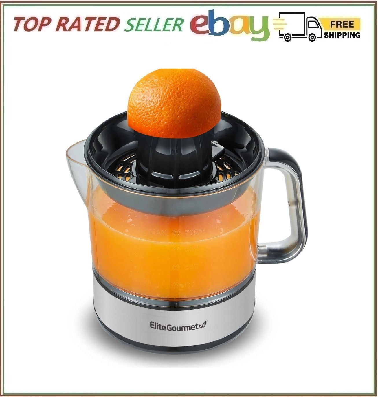 Electric Citrus Juicer Large Volume Juice Squeezer Lemon Orange Pulp Extractor .