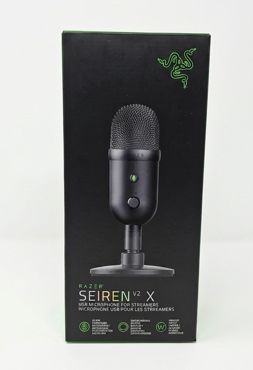 Razer Seiren V2 X USB Condenser Microphone for Streaming and Gaming on PC