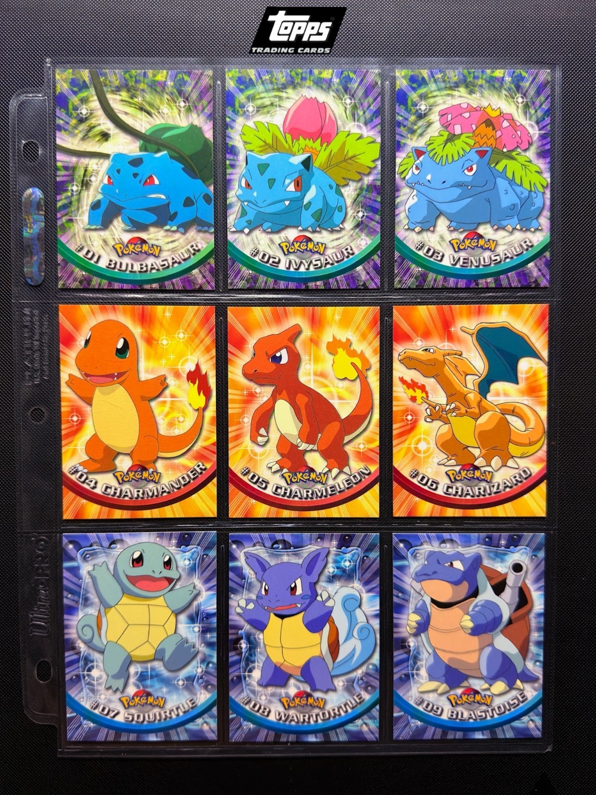 topps Pokemon TV Animation Edition Series 1 Non Holo Foil Black Logo You Choose