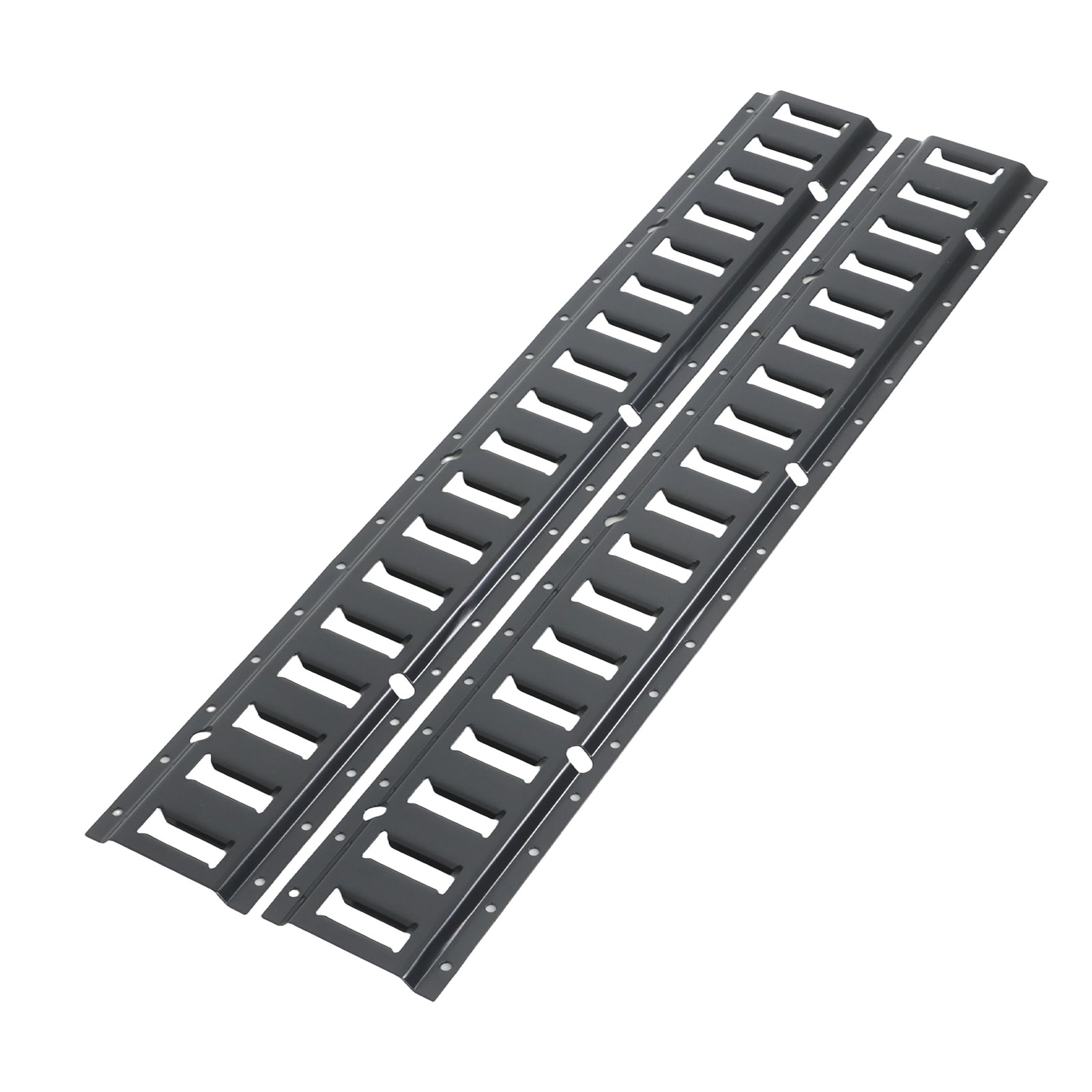 8 Pack Enclosed Trailer 3ft Powder-Coated Steel E Track Rails Tie Down