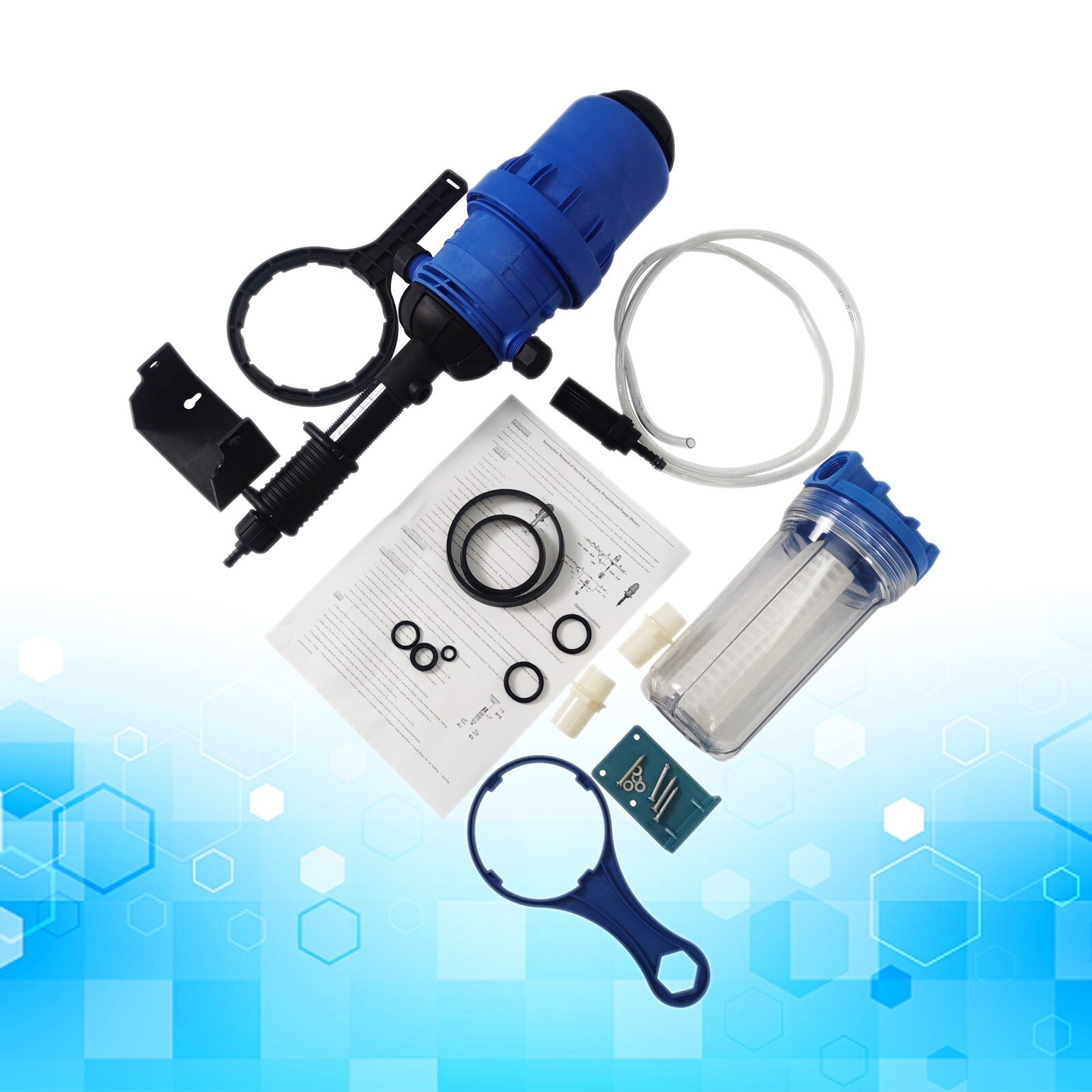 Fertilizer Injector 0.4%~4% 20-2500 L/h Drip Irrigation Injector Dosing Pump