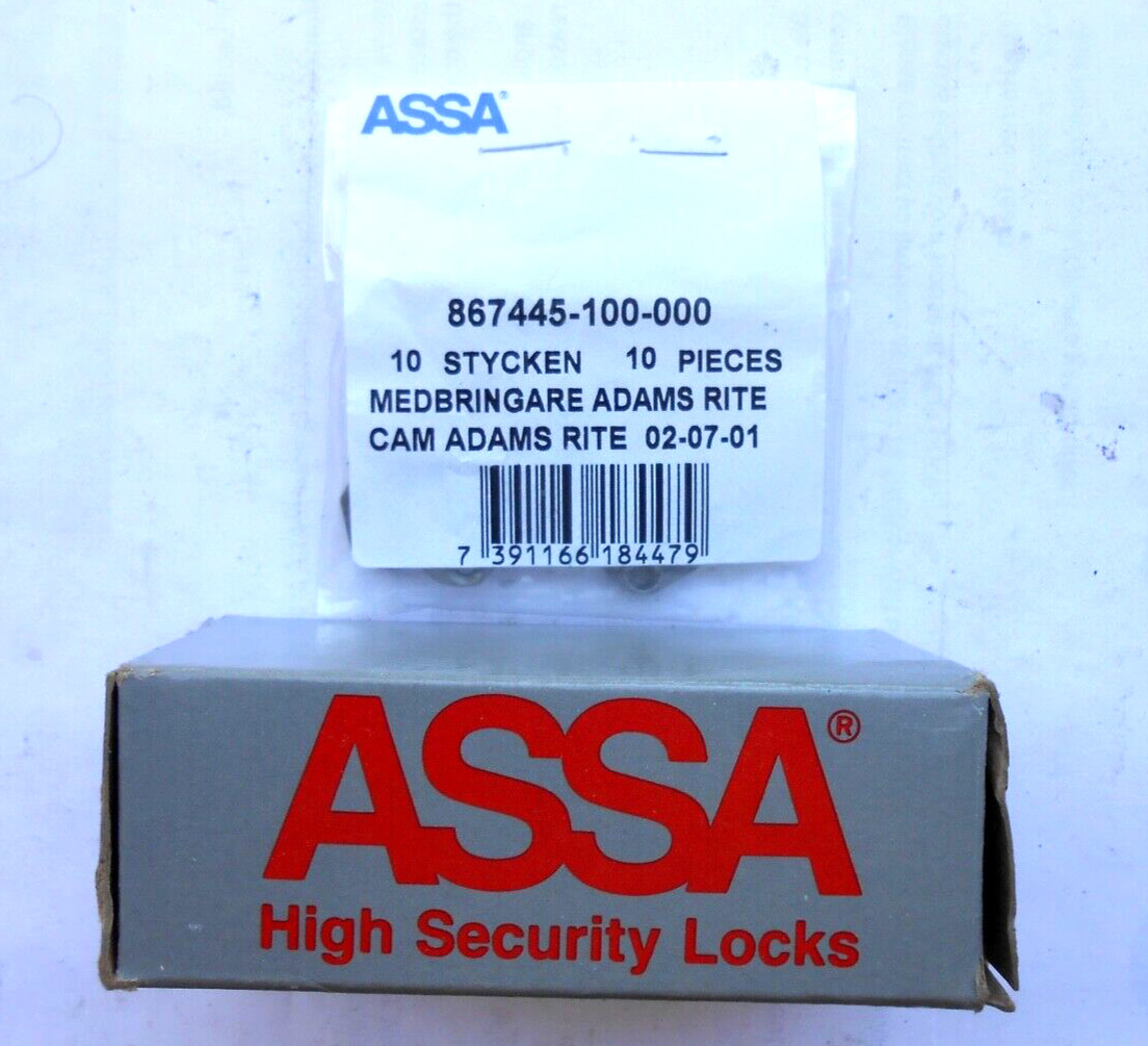 Lot of  5   ASSA  High Security  mortise cylinder tail cam for ADAM RITE