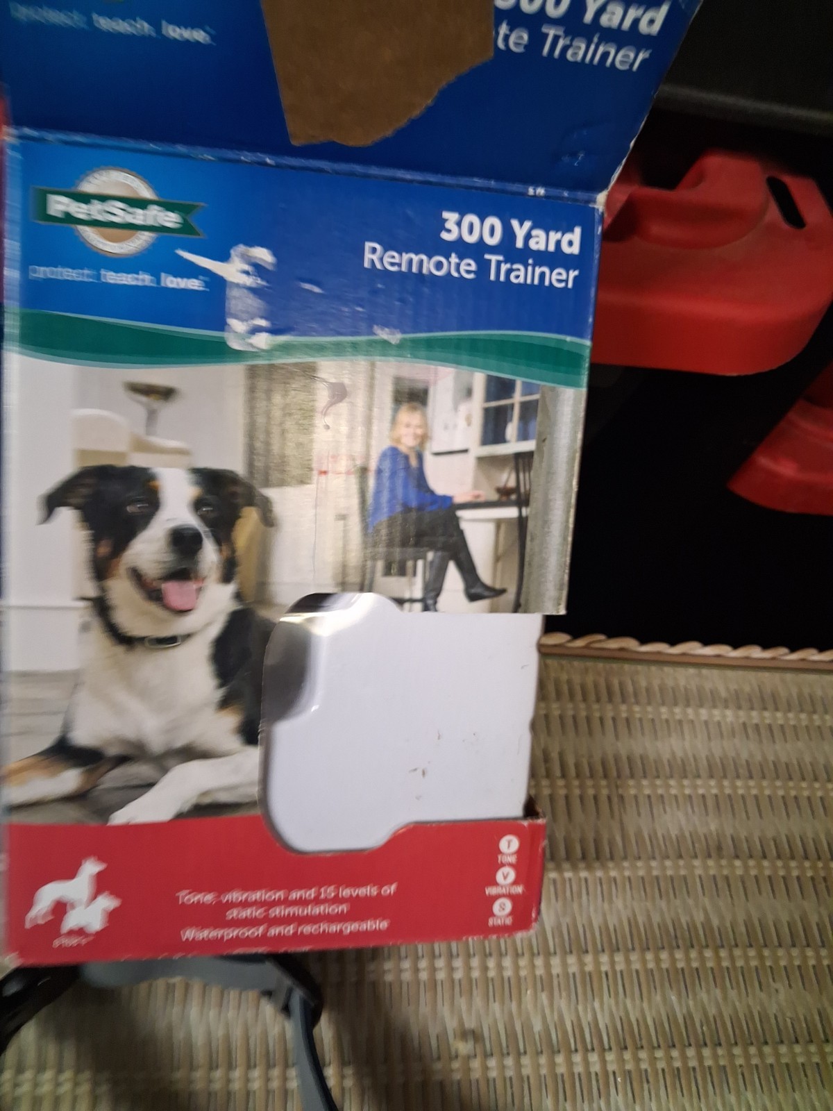 Petsafe Dog Collar Trainer RFA-571 Remote Control Amd Collar Used Once