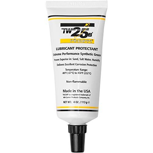 Mil-comm Tw25b Premium Firearm And Gun Grease 4-Ounce Tapered Tip Tube
