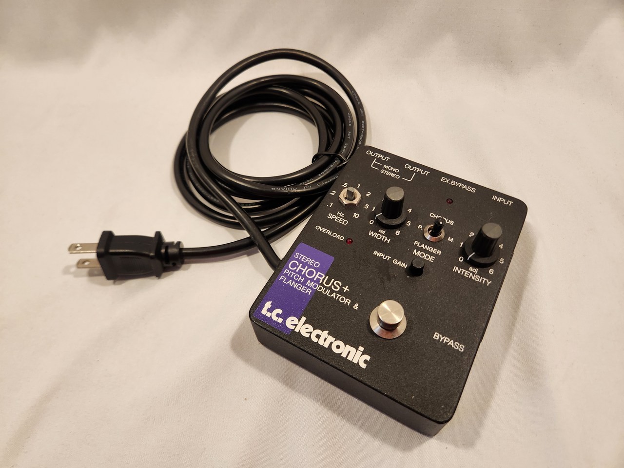 TC Electronic Stereo Chorus Plus Guitar Effects Pedal Used