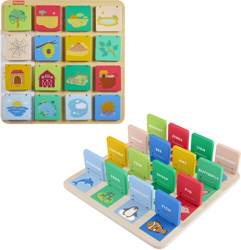 Fisher Price - Wooden Lift & Reveal Board [New Toy] Wood
