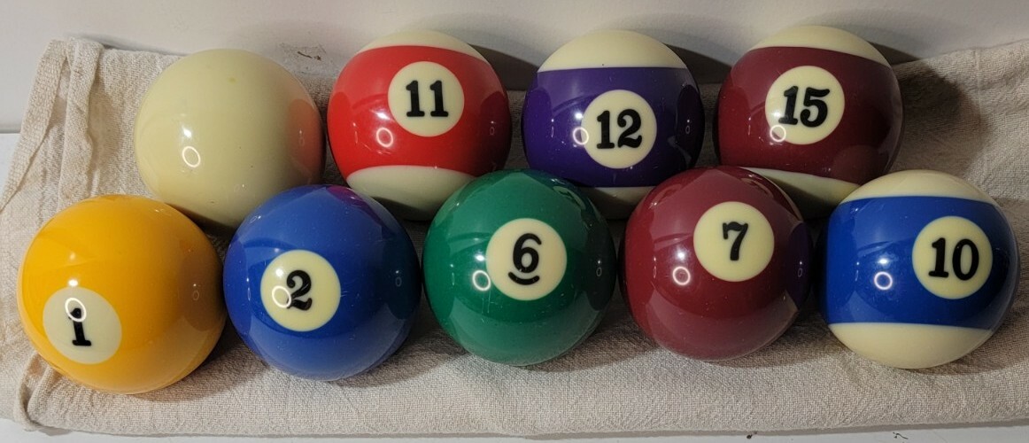 Assorted Pool Balls, Billiard balls