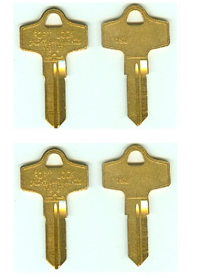 (4) FORT 752 MAC Tool Box Keys Cut to Code ToolBox using Codes 8001-9000 & A/Z