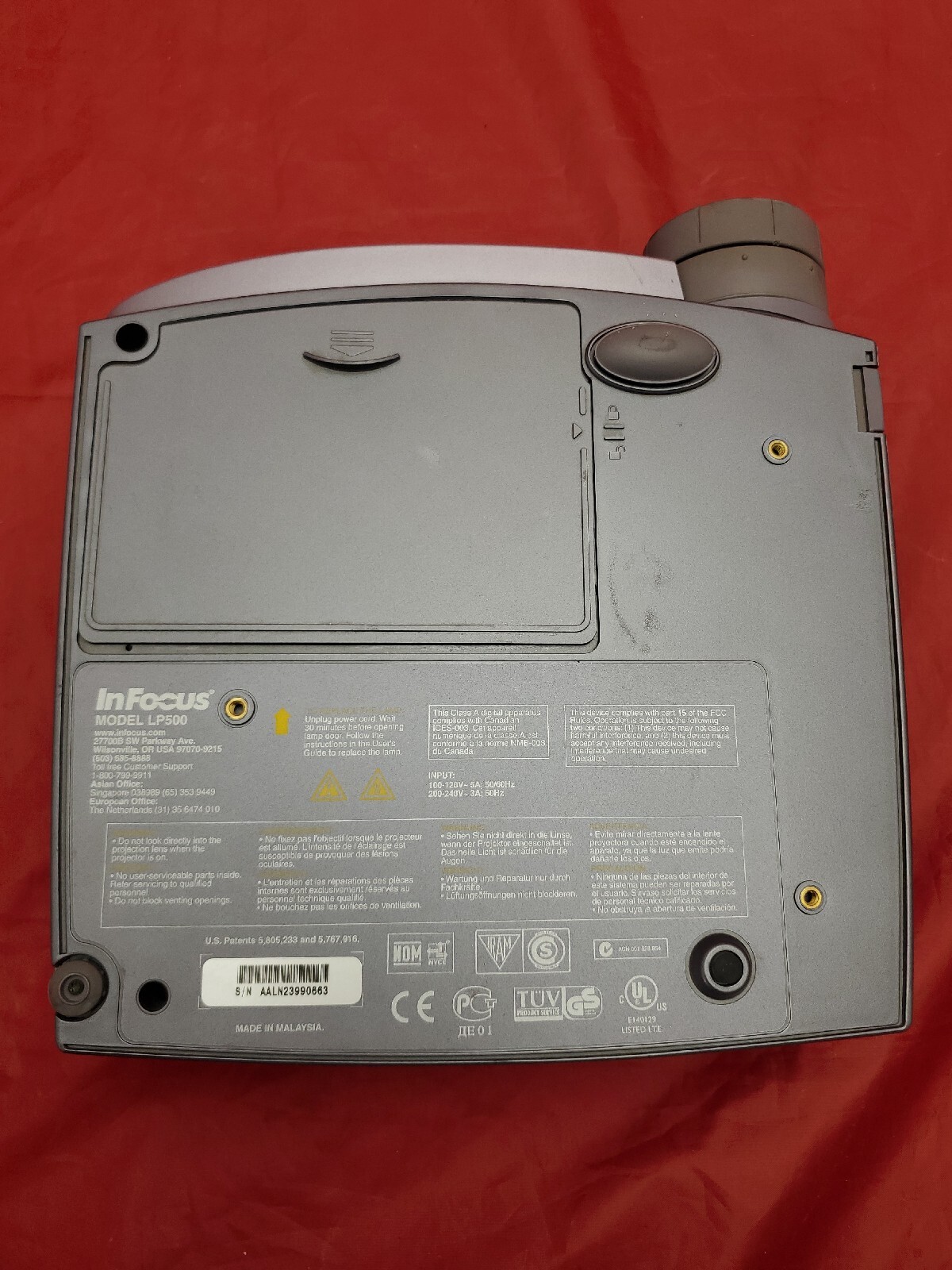 InFocus Projector Model LP500