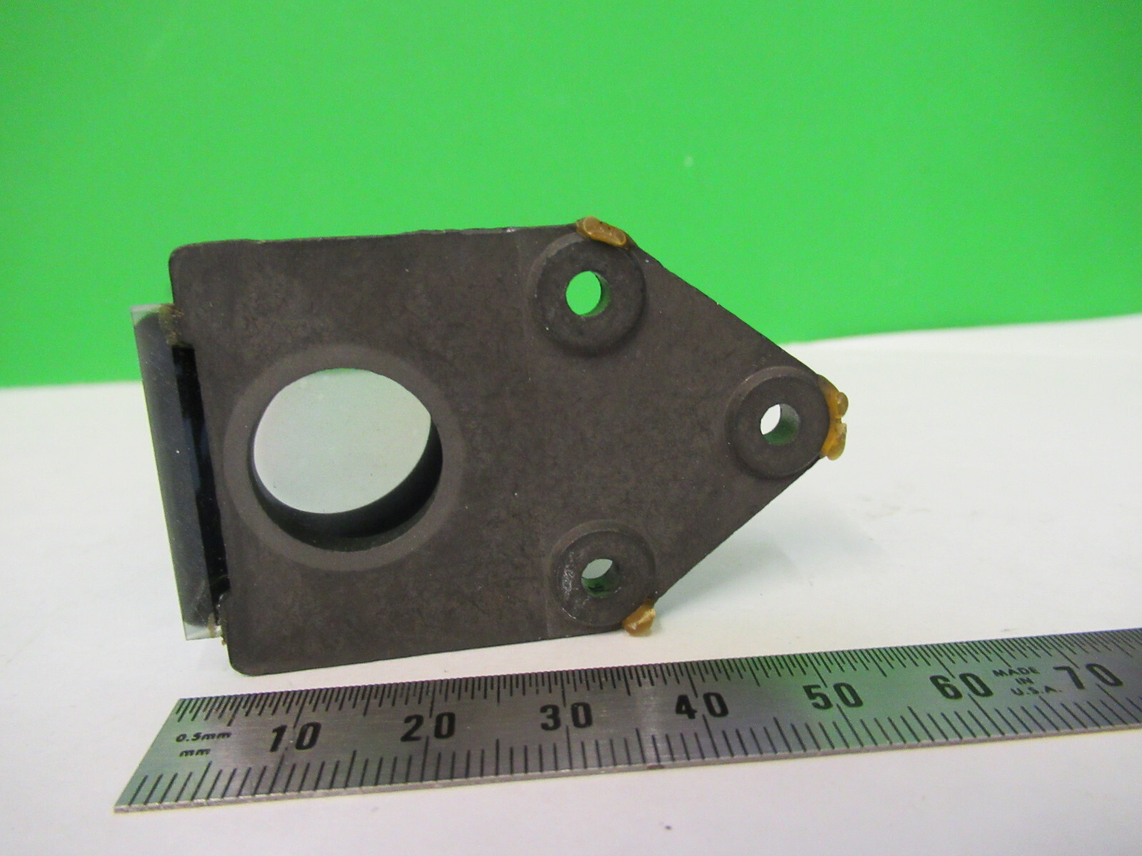 LEITZ WEZLAR BEAM SPLITTER OPTICS MICROSCOPE PART AS PICTURED 82-A-70