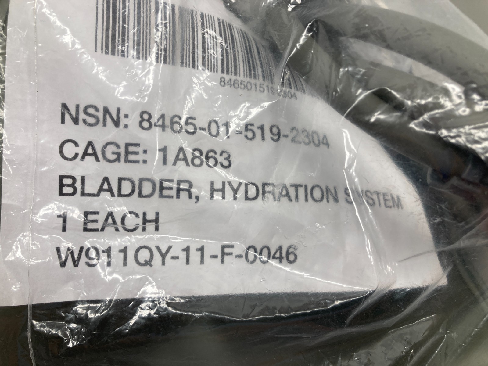 Hydramax 100 Oz Bladder Hydration System Military New Sealed