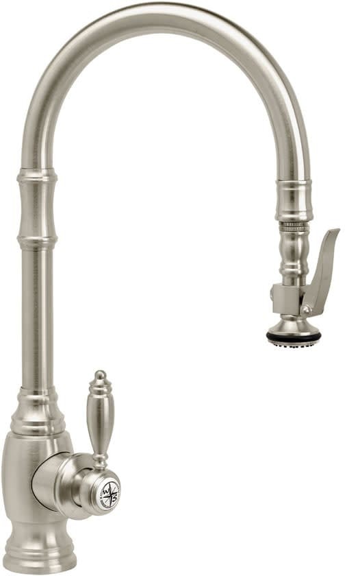 Waterstone 5600-SN Traditional Standard Reach Pulldown Faucet, Satin Nickel