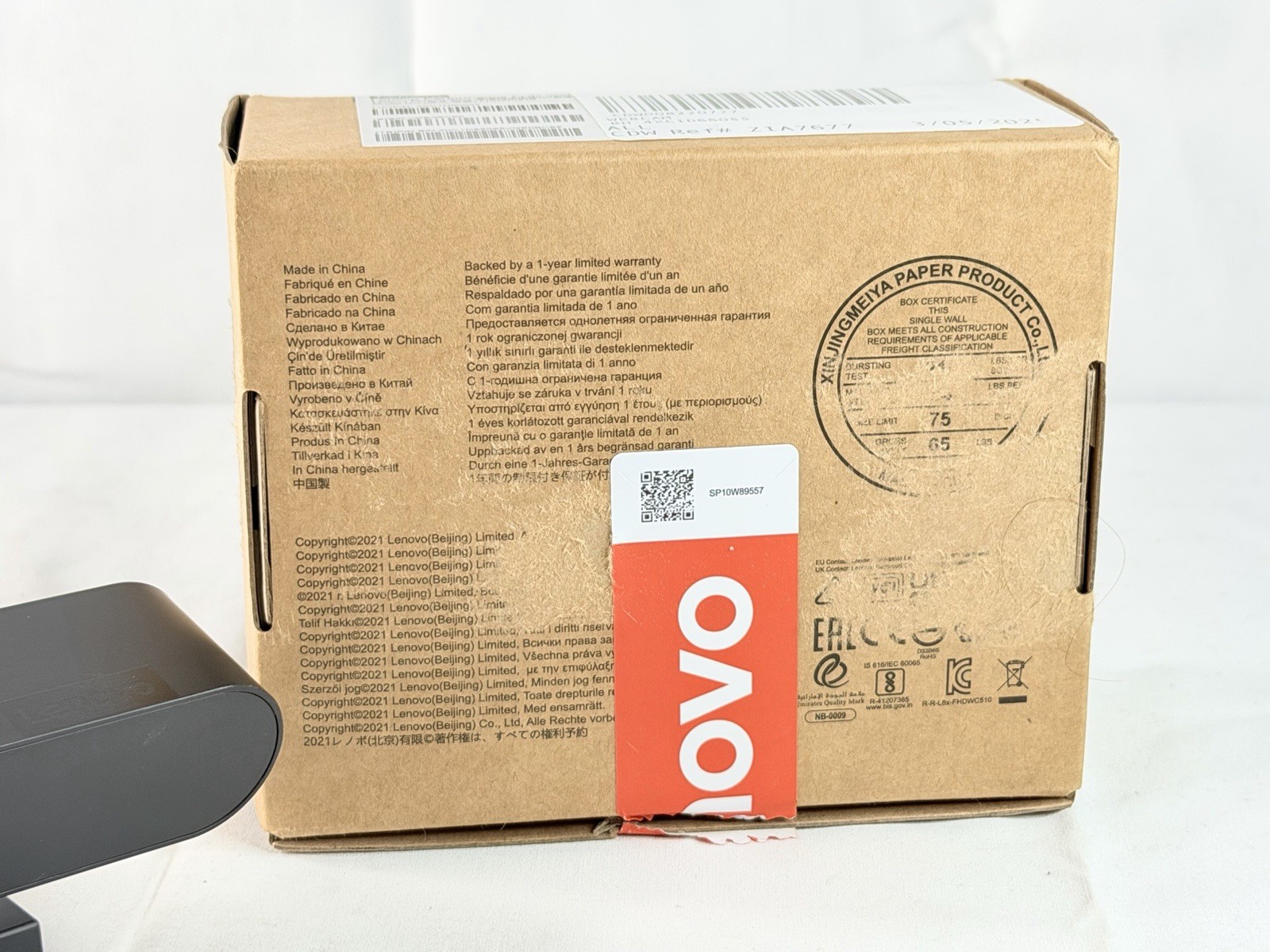 Lenovo Performance FHD Webcam modelFHDWC510