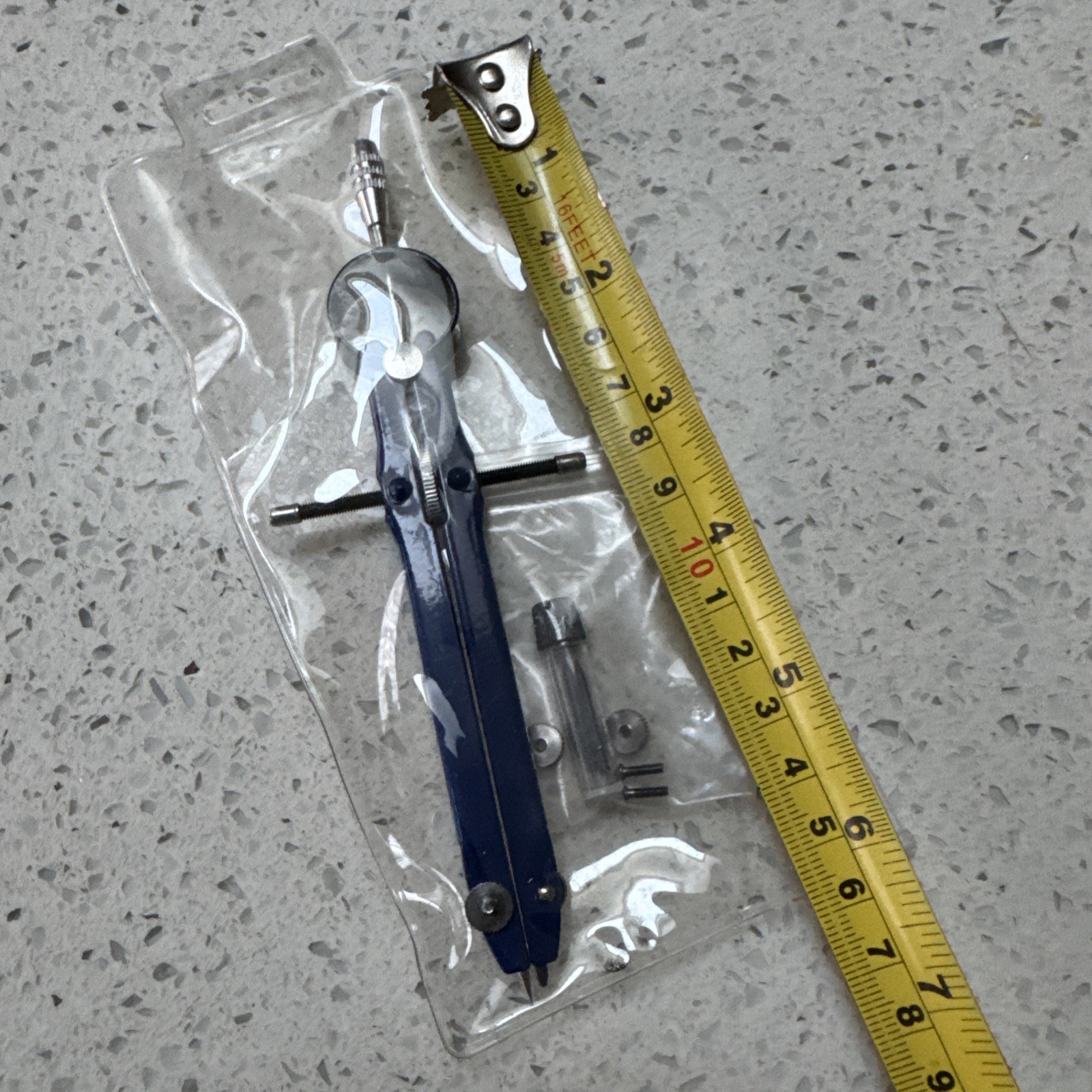 Compass & Case Technical metal blue