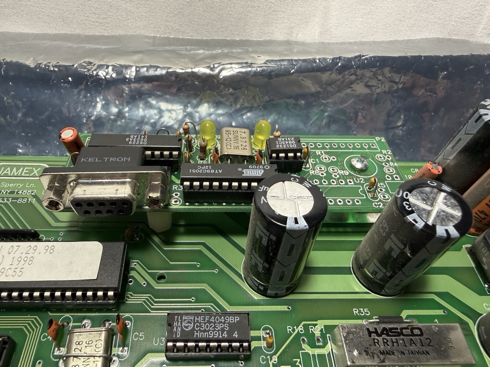 Jamex 9651H/24 Rev C Control Board PCB w/ Keltron DB Connector