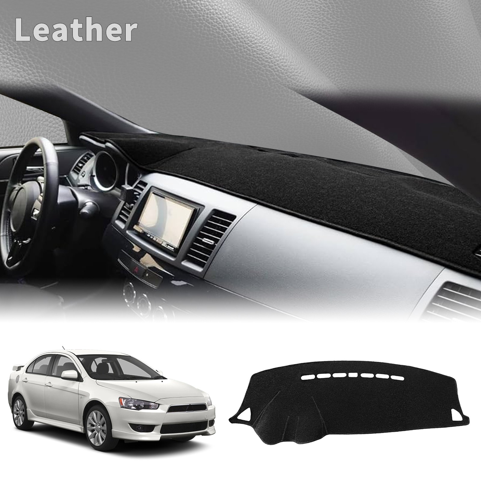 fit for Mitsubishi Lancer 2008-2016 LHD Dashboard Pad dashmat Car Accessories