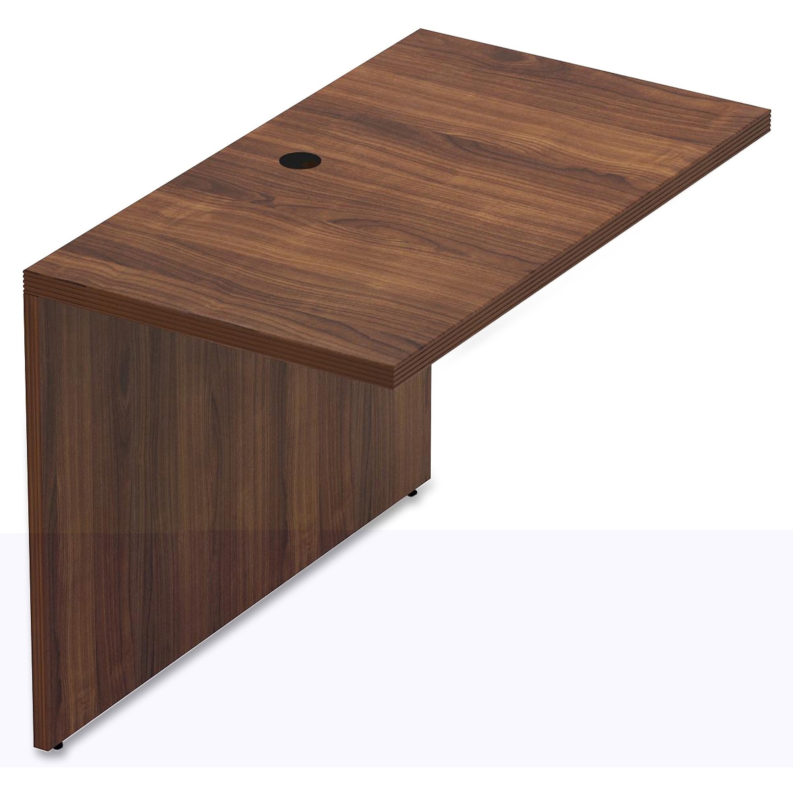 Lorell LLR34324 Mahogany Laminate Bridge 42"x24"x30"