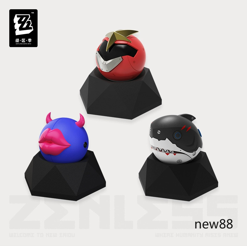 Zenless Zone Zero Official Periheral 22mm PVC Three-Dimensional Keycap