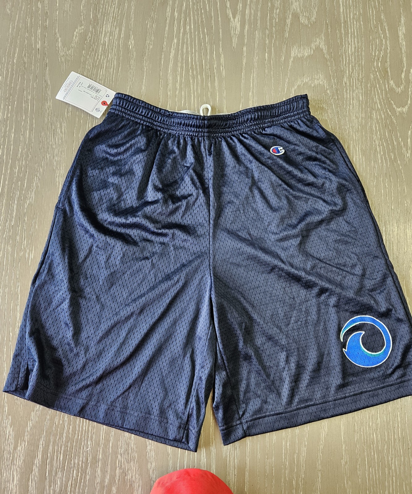 Champion Men's Long Mesh 9" Shorts with Pockets Size M Navy Blue