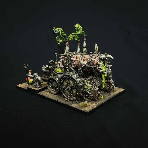 1 Meshymesh Evil Dwarf Filth Maw Hellfire Cannon 28mm