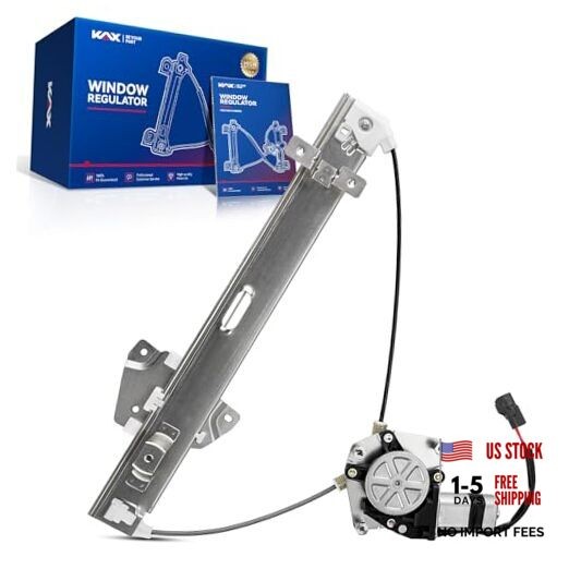 741-080 Power Window Regulator with Motor Rear Left Driver Side Seamless