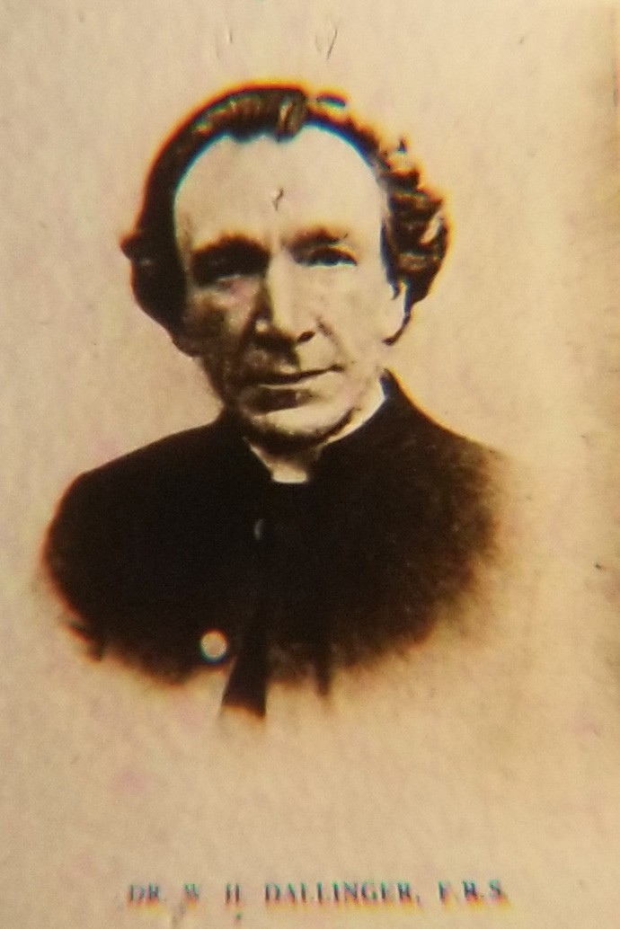 Portrait of Dr. W. H. Dallinger F.R.S. Microphotograph Microscope Slide