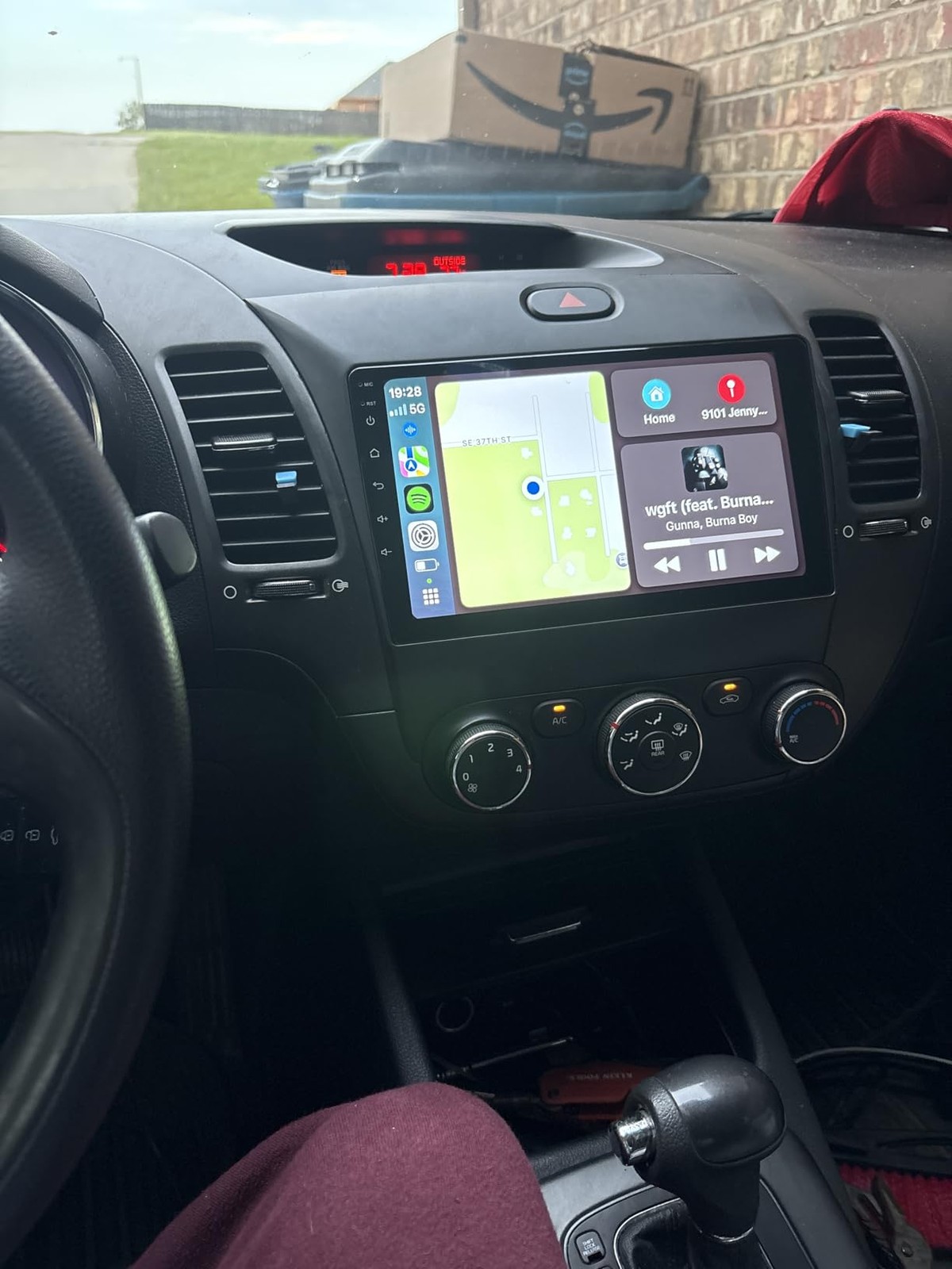 Carplay Radio For 2014-2018 Kia Forte GPS Navi Stereo Apple Carplay Backup Cam