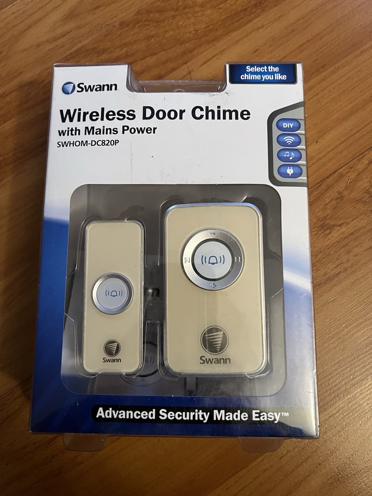 Swann Wireless Door Chime with Mains Power (model SWHOM-DC820P)