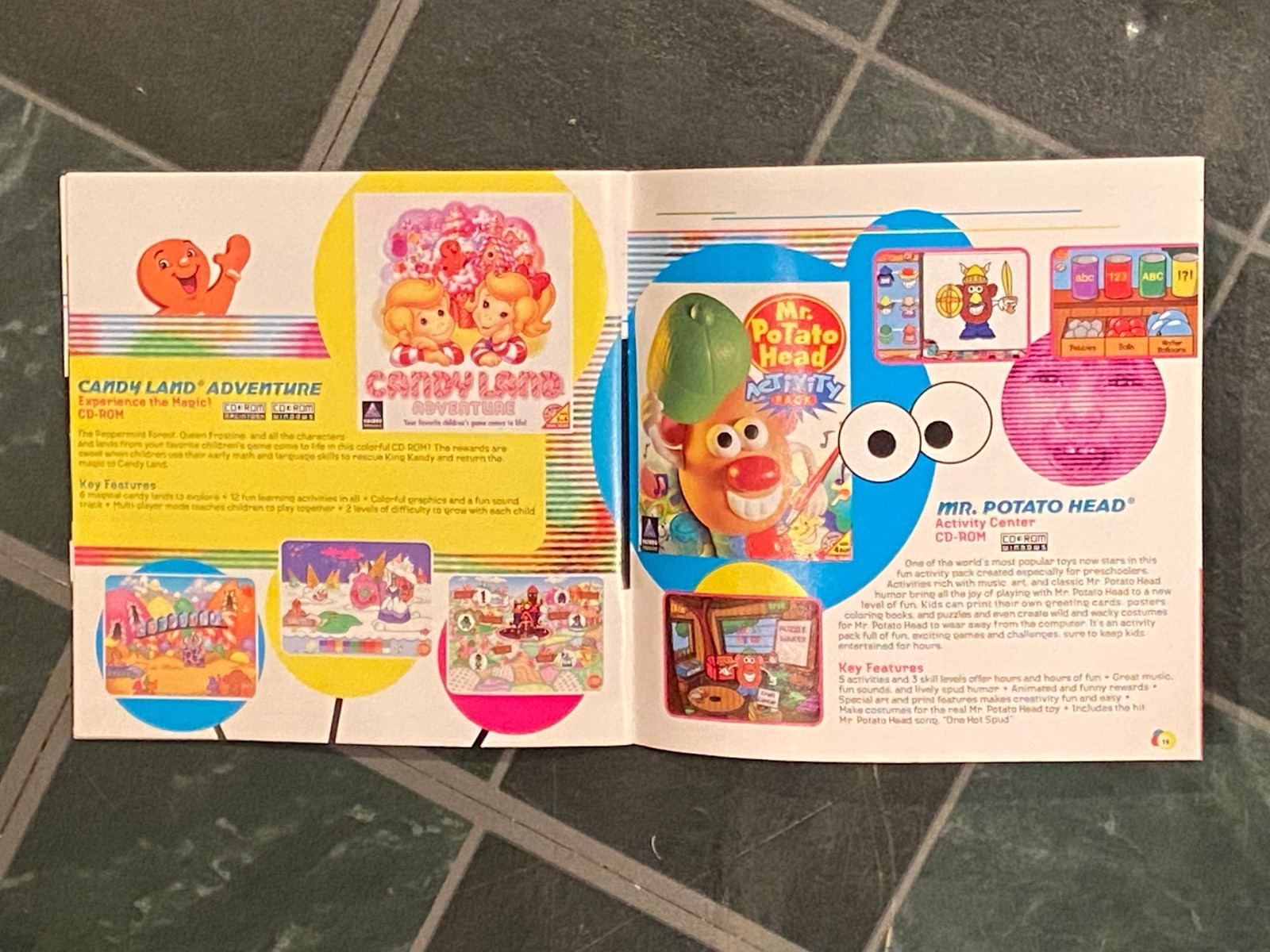 1997 Hasbro Interactive Game Catalog 5.5" X 5.5" 21 Pgs *Pre-Owed/Nice* BT2