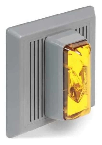 EDWARDS SIGNALING 869STRA-AQ Horn Strobe,Amber,24VAC/DC