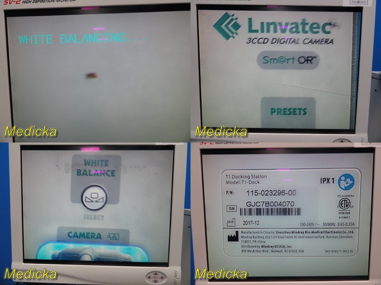 CONMED Linvatec IM3300 3CCD Endoscopy Camera System w/ IM3330 Camera Head ~39296