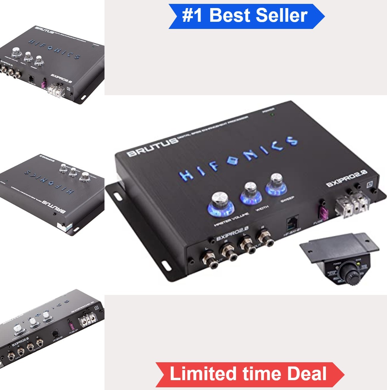Digital Bass Enhancement 2 Channel 13.2V Car Equalizer Processor Noise Reduction