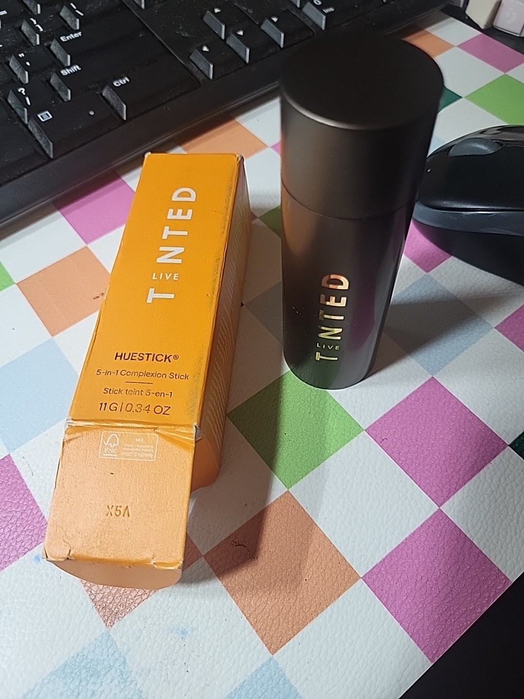 Live Tinted Huestick 5 in 1 Complexion Stick Foundation 0.34 Oz Box Shelf Wear