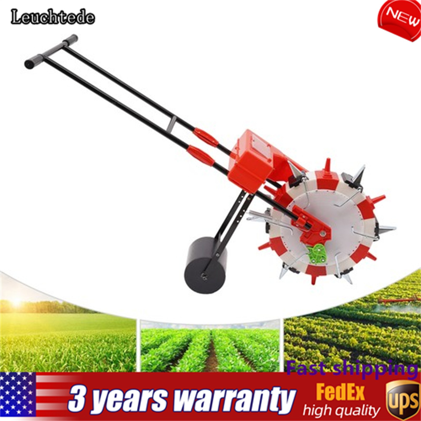 Garden Hand Manual Seeder Row Planter Sowing Vegetable Seeds SALE!
