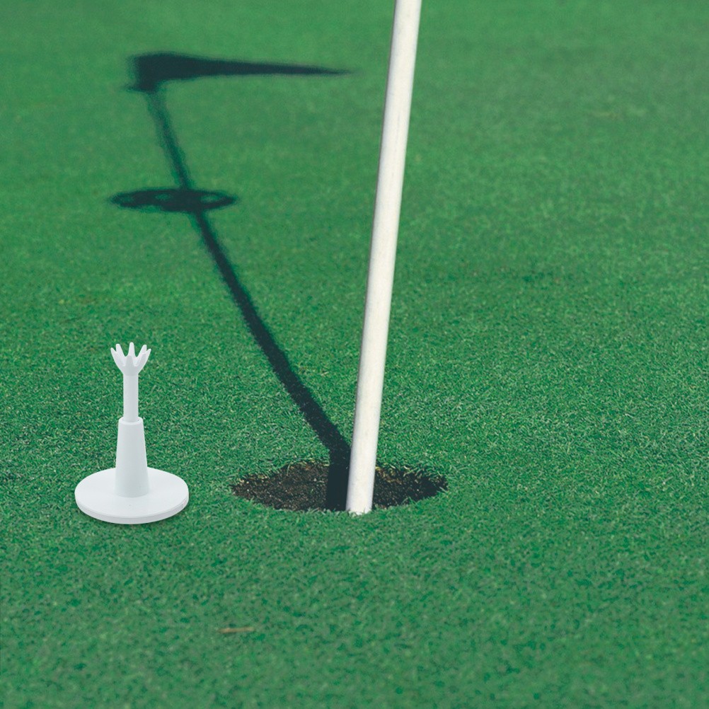 2 Pcs Simulator Golf Tees Adjustable Accessories Practice Training Mat
