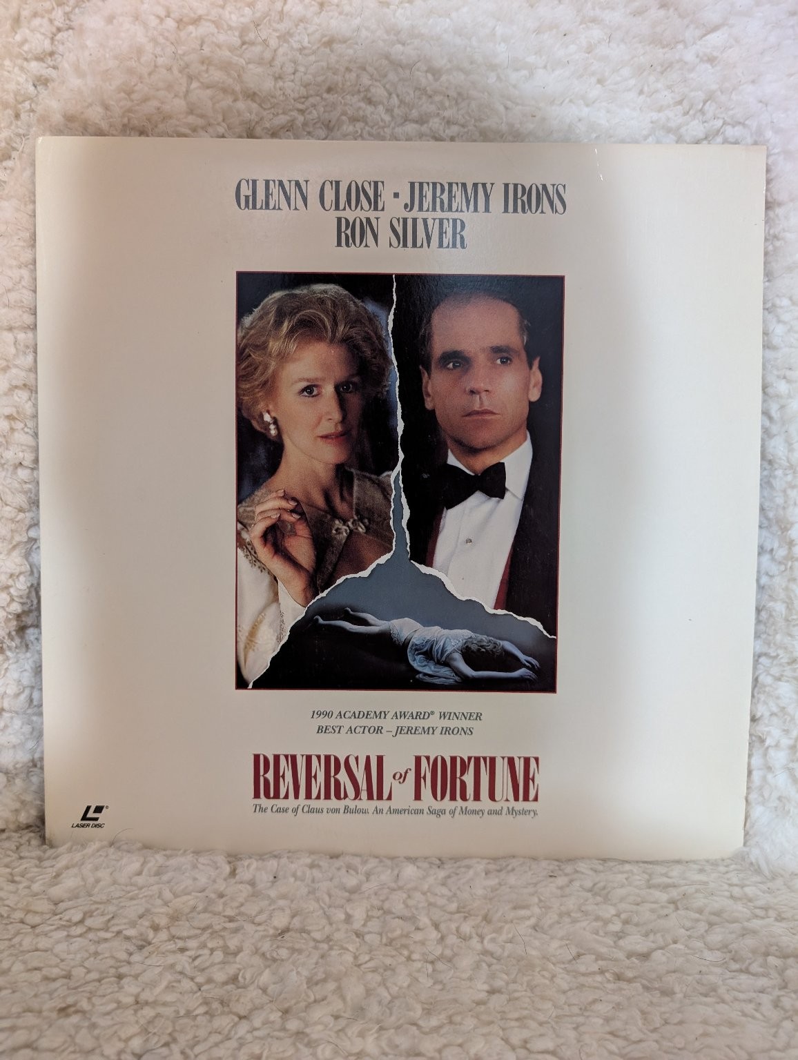 Reversal of Fortune LaserDisc 1991 Drama Mystery Warner Home Video CLV