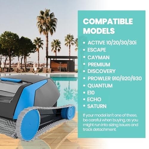 2 Pack Replacement Gray Tracks for Dolphin Robotic Pool Cleaners, Part 9983152-R