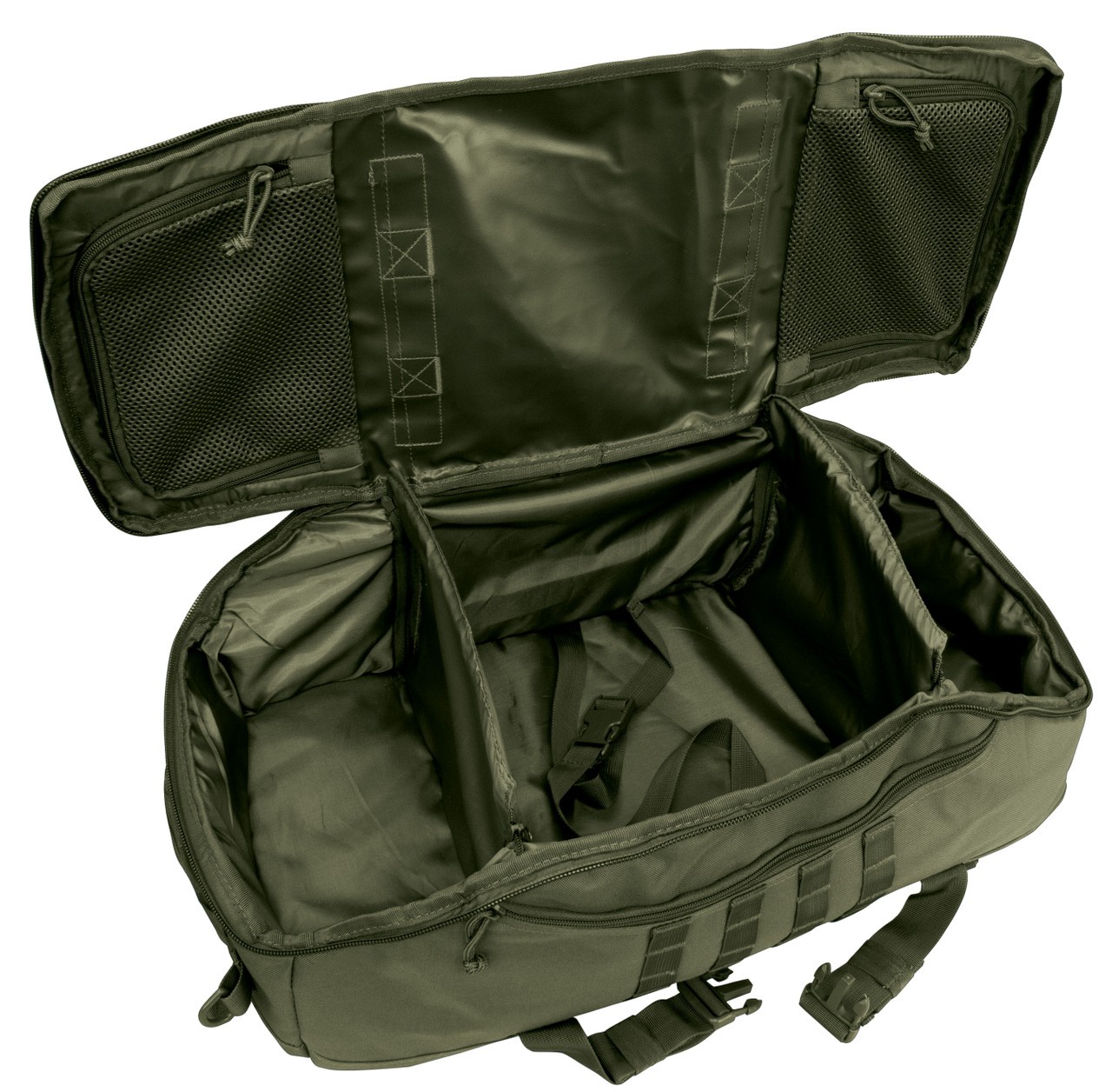 Red Rock Outdoor Gear Traveler Duffle Bag Backpack Olive Grn 26"x13"x12" - 80260