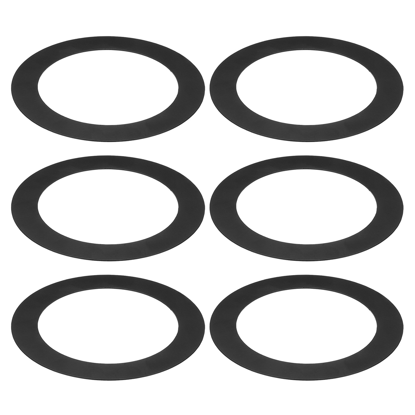 6 Pcs Goof Rings Inner 6.29" Outer 8.66",Cover Recessed Light Trim Black