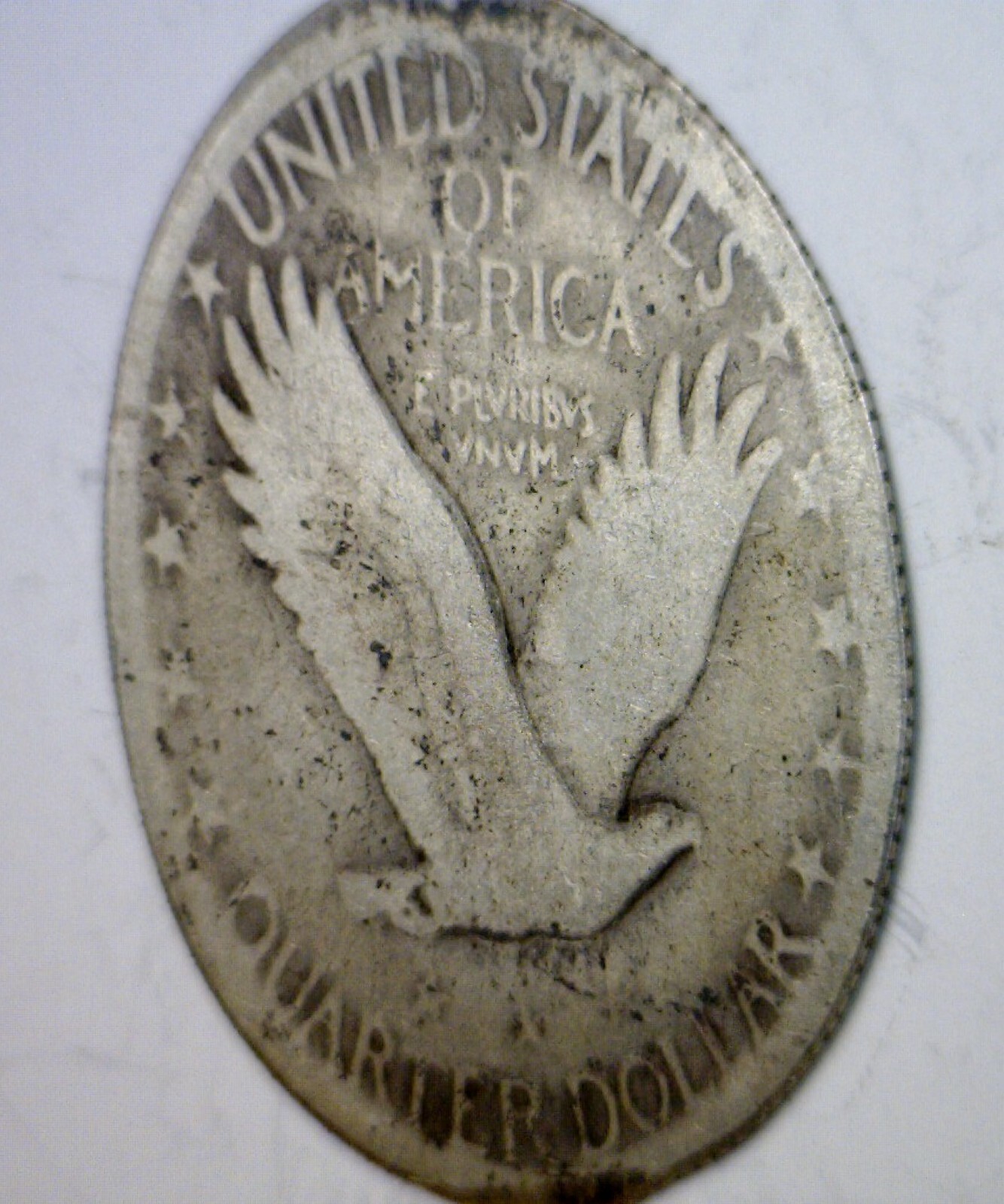 RARE CALIFORNIA ELONGATED Standing Liberty Quarter SILVER Coin LOT #5 FREE SHIP