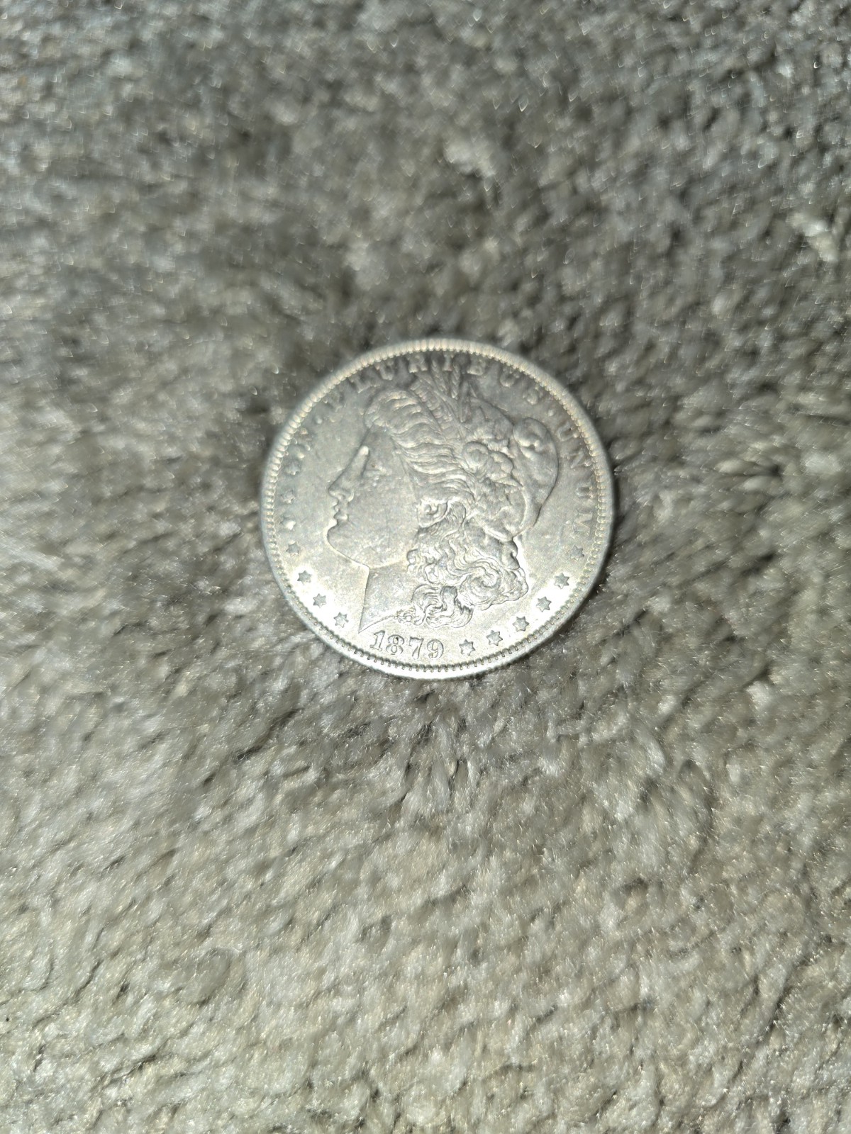 1878-1904 Silver Morgan Dollar, Random Year, (AU) 90% silver