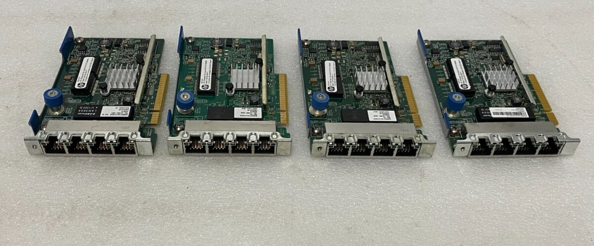 Lot of 4x HP 789897-001 1GB 331FLR Quad Port Ethernet Network Adapter Module