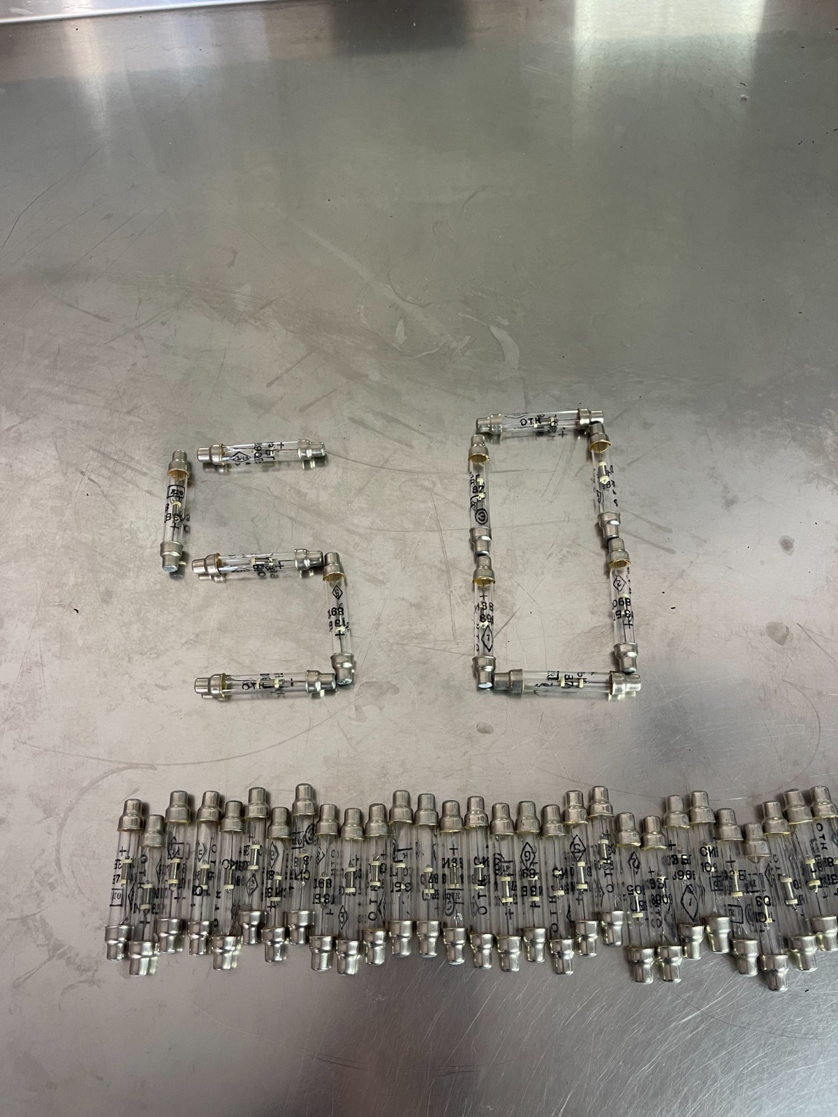 50pc.  NEW Geiger Counter Tube GM Tube si3bg си3бг Tested Beta Gamma