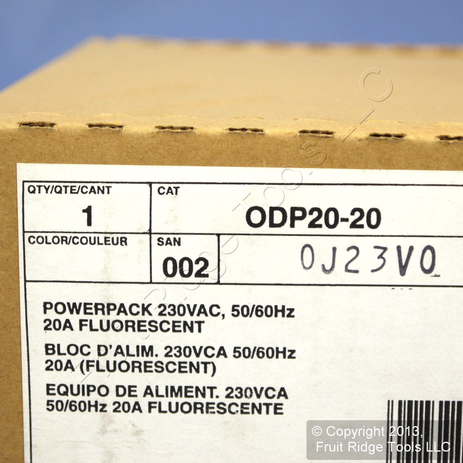 Leviton Occupancy Motion Sensor Power Pack 20A 230V ODP20-20