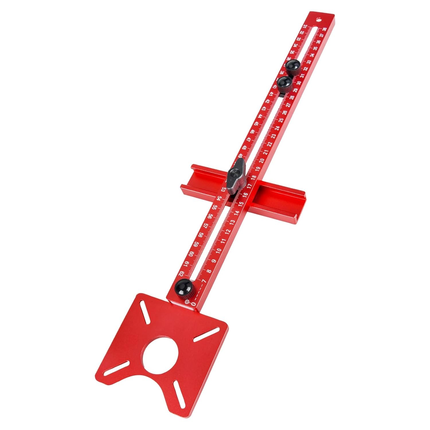 4 In 1 Router Mill Jig Aluminum Alloy Groove Circle Cutting Fence Bracket