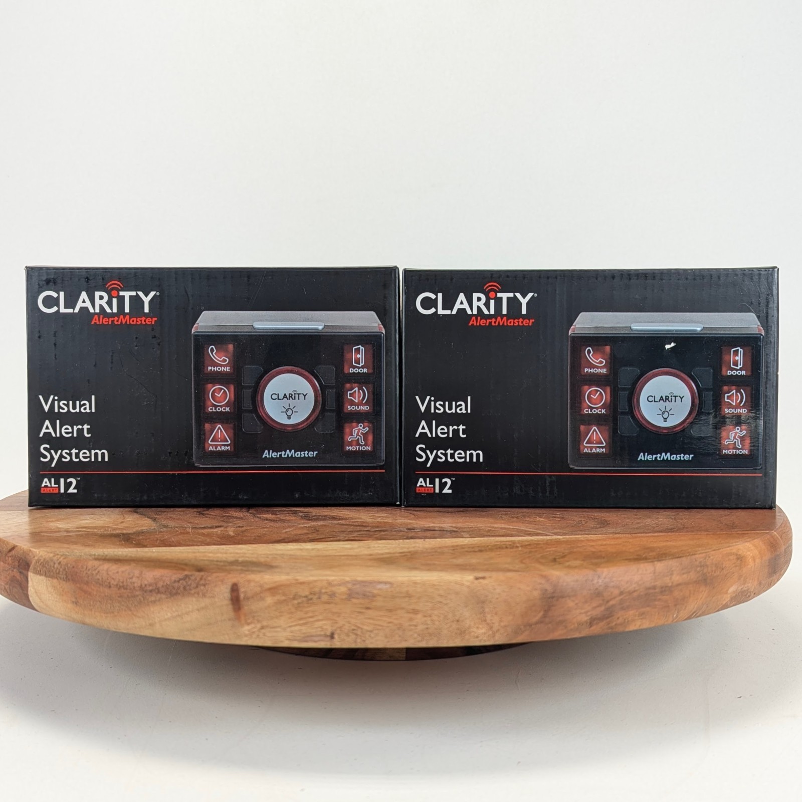 Clarity Alertmaster AL10 Alert System & 2 AL12 Motion Detect Visual Receivers